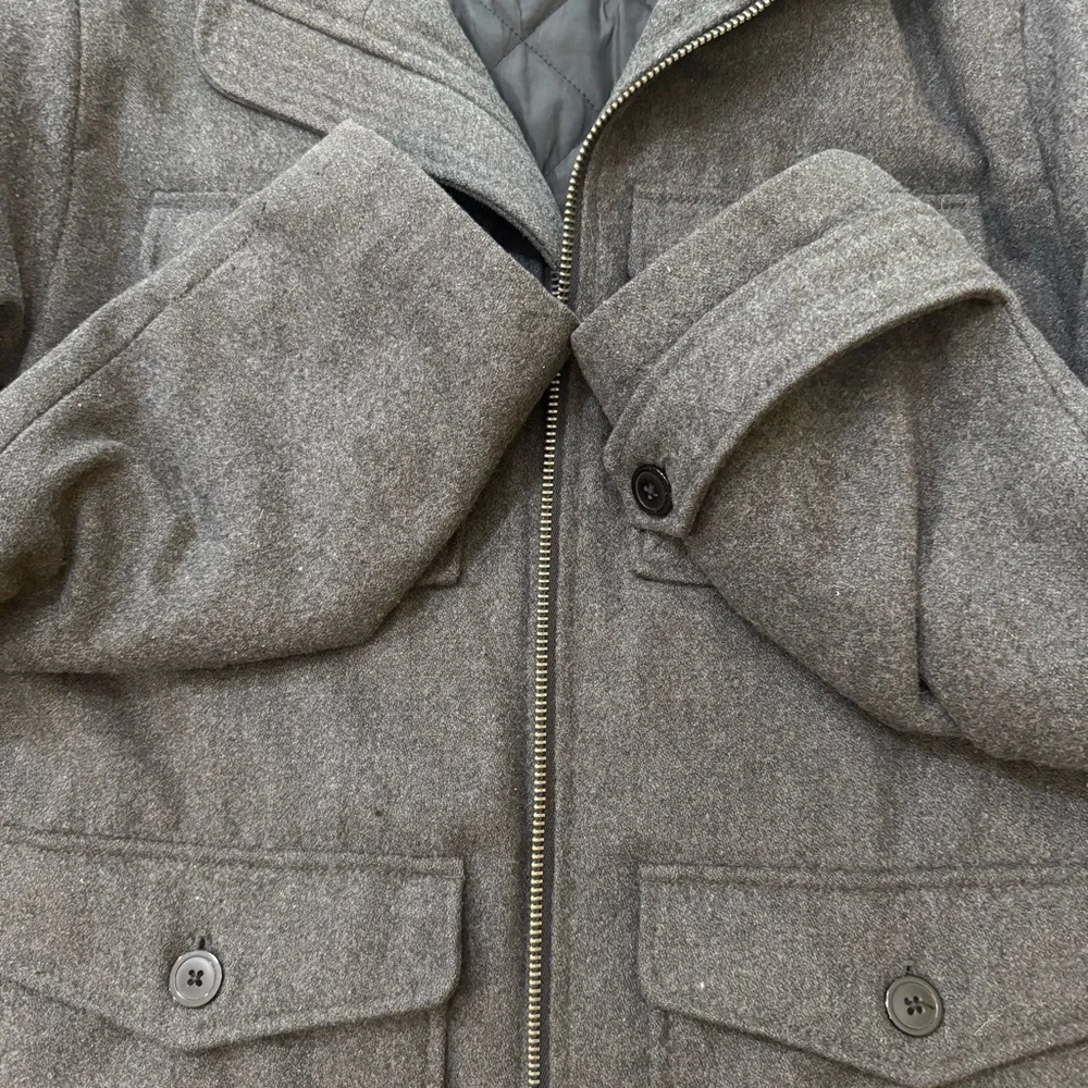 GAP Men's Dark Gray Military Jacket